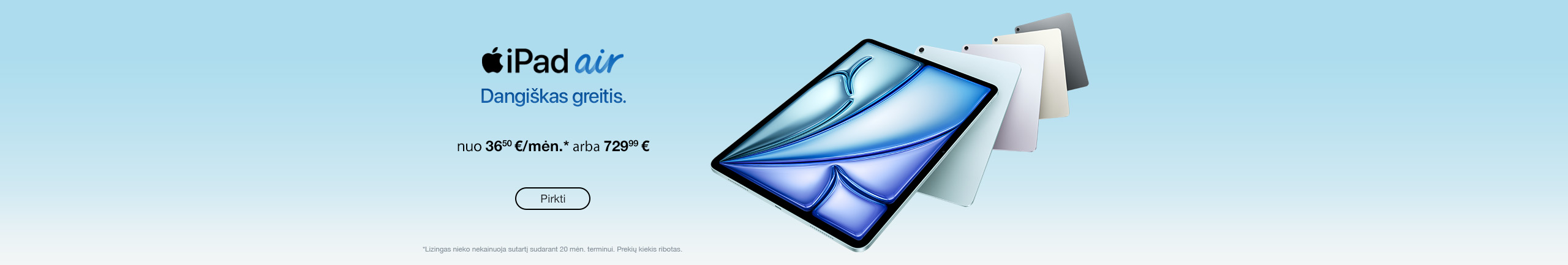Nauji iPad Air 13 M3 modeliai
