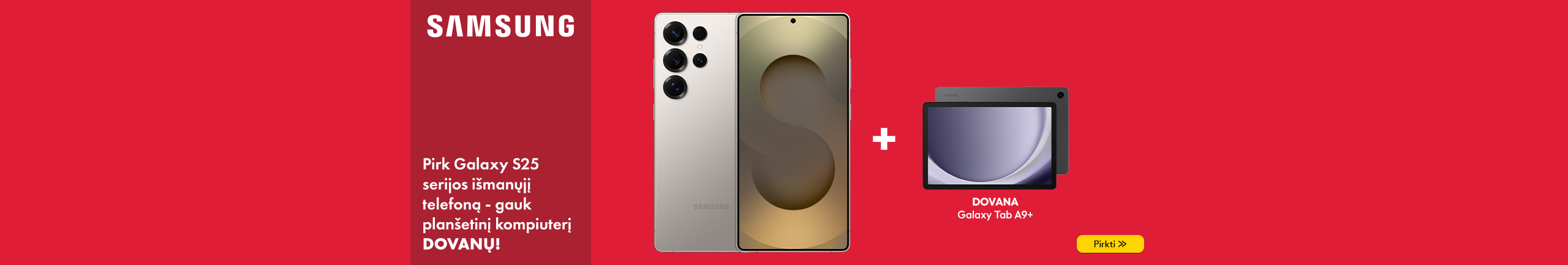 Planšetinis kompiuteris Samsung Galaxy TabA9+ dovanų