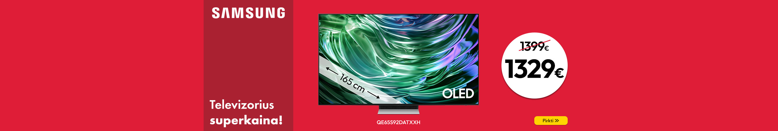 Samsung OLED 65'' televizorius