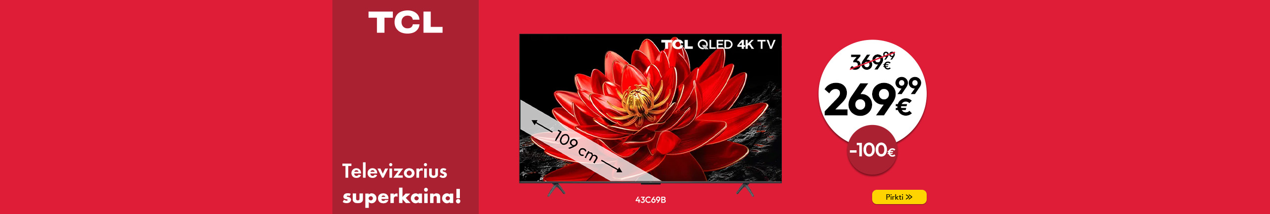 TCL QLED 43'' TV