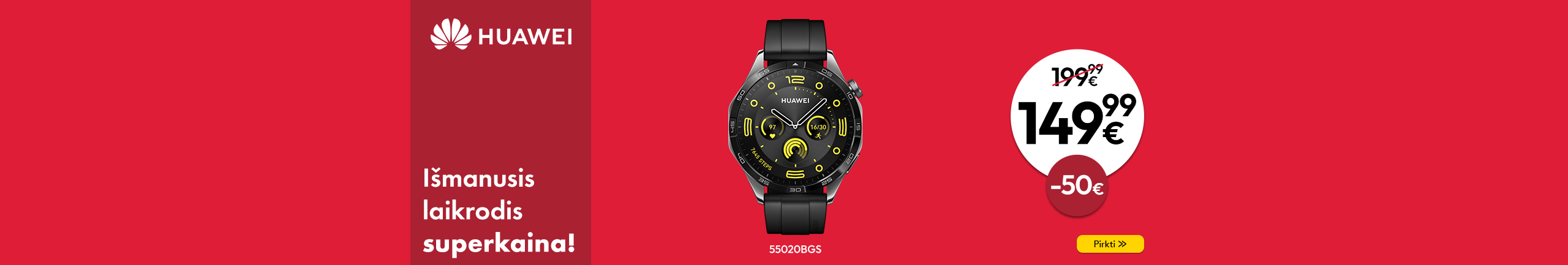 Išmanusis laikrodis Huawei Watch GT4