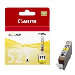 Rašalo kasetė Canon CLI-521Y, Geltona Prekė - 2936B001 2936B001