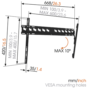 Настенное крепление для телевизора Vogel's Товар - MA4010 (40-65")