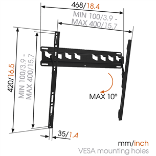 Настенное крепление для телевизора Vogel's Товар - MA3010 (32-55")