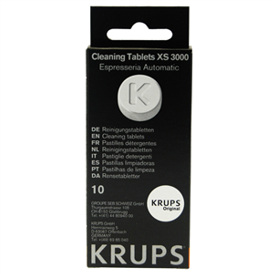 Krups, 10 шт. - Таблетки для очистки кофемашин Товар - XS300010 XS300010