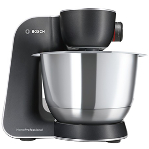 Bosch MUM5 HomeProfessional, 3,9 л, 1000 Вт, серый/cеребристый - Кухонный комбайн Товар - MUM59M55