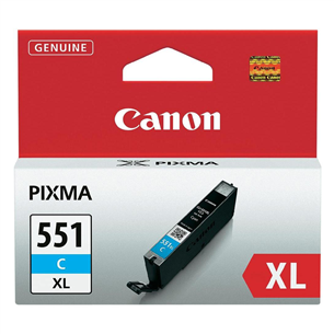 Rašalo kasetė Canon CLI-551XLC (žydra) Prekė - 6444B001 6444B001