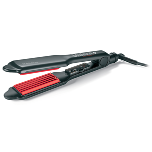 Valera Silhouette, up to 210° C, black/red - Hair crimper Item - 647.02