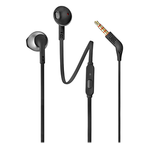 JBL Tune 205, черный/серебристый - Внутриканальные наушники Товар - JBLT205BLK