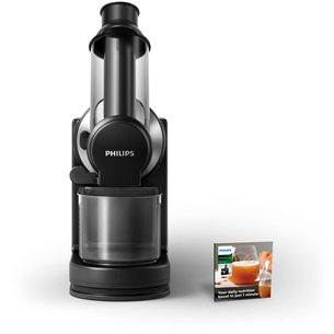 Philips Viva Collection, 150 Вт, черный/серебристый - Шнековая соковыжималка Товар - HR1889/70 HR1889/70