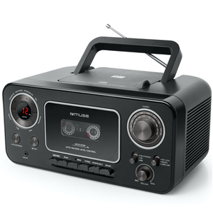 Magnetola Muse Prekė - M-182RDC, Juoda M-182RDC