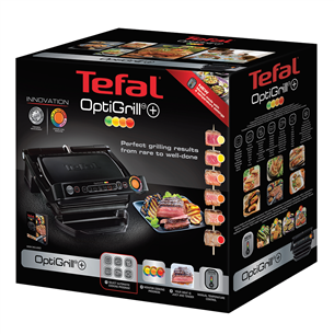 Tefal Optigrill+, 2000 W, black - Table grill Item - GC712834