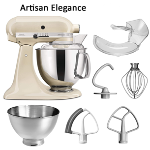 KitchenAid Artisan Elegance, 4.8 L/3 L, 300 W, beige - Mixer Item - 5KSM175PSEAC