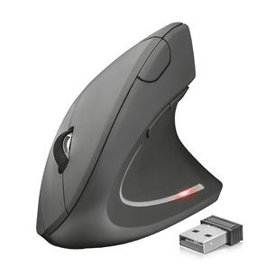 Trust Verto Ergonomic, black - Wireless Optical Mouse Item - 22879