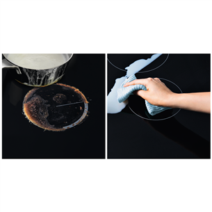 Electrolux, EcoTimer, width 59 cm, frameless, white - Built-in Induction Hob Item - EIV63440BW