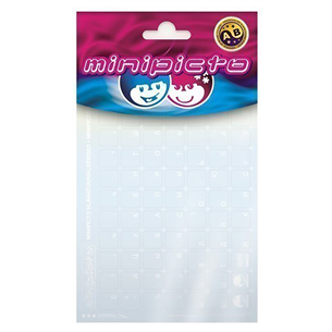 Minipicto, RUS, white - Keyboard Stickers Item - KB-UNICLR-RU-WHT-G KB-UNICLR-RU-WHT-G