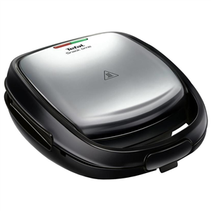 Tefal Snack Time, 700 W, black/inox - Sandwich and waffle maker Item - SW341D SW341D