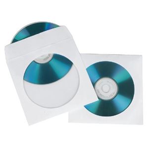 Popieriniai vokai Hama CD/DVD, 100vnt Prekė - 00062672 00062672