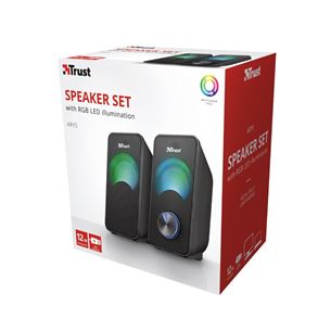 Trust Arys Compact RGB 2.0, black - PC Speakers Item - 23120