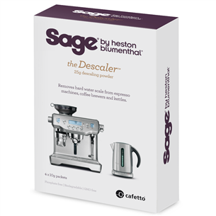 Sage The Descaler, 4x10 g - Descaler for coffee machines Item - SES007 SES007
