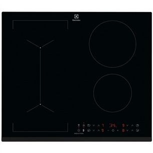 Electrolux 600 FlexiBridge, Hob2Hood, width 59 cm, frameless, black - Built-in Induction Hob Item - LIV63431BK LIV63431BK