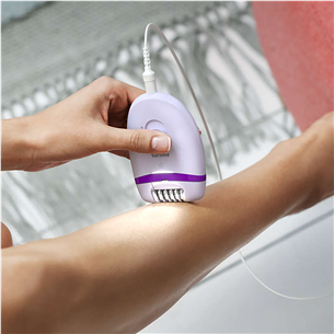 Philips Satinelle Essential, белый/фиолетовый - Эпилятор