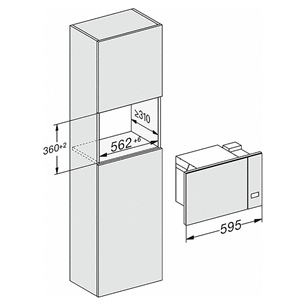 Įmontuojama mikrobangų krosnelė Miele M2230SC