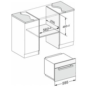 Įmontuojama mikrobangų krosnelė Miele, Prekė - M7244TC
