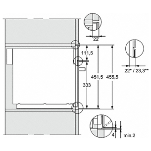 Įmontuojama mikrobangų krosnelė Miele, Prekė - M7244TC