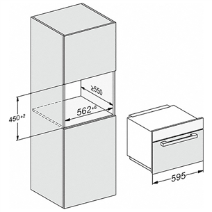 Įmontuojama mikrobangų krosnelė Miele, Prekė - M7244TC