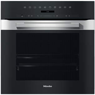 Miele, catalytic cleaning, 76 L, inox/black - Built-in Oven Item - H7264B H7264B