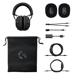 Logitech G PRO X Blue VO!CE, черный - Игровая гарнитура Товар - 981-000818