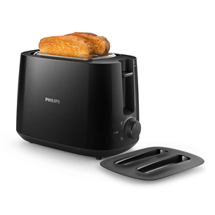 Philips Daily Collection, 900 W, black - Toaster Item - HD2582/90 HD2582/90