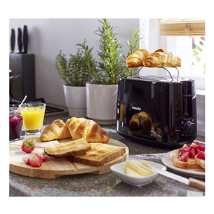 Philips Daily Collection, 900 W, black - Toaster Item - HD2582/90