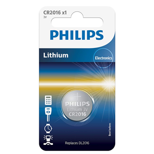 Philips Lithium, CR2016, 3 В - Батарейка Товар - CR2016/01B CR2016/01B