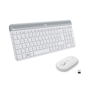 Klaviatūra ir pelė Logitech MK470 Slim Combo, Nordic, Belaidės, Prekė - 920-009201 920-009201