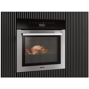 Miele, TasteControl, 76 L, inox/black - Built-in Oven