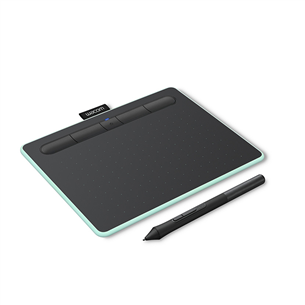 Wacom Intuos S Bluetooth, black/green - Digitizer Tablet Item - CTL-4100WLE-N