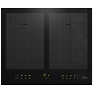Miele, width 62 cm, frameless, black - Built-in Induction Hob Item - KM7564FL KM7564FL