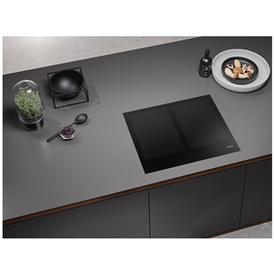 Miele, width 62 cm, frameless, black - Built-in Induction Hob Item - KM7564FL