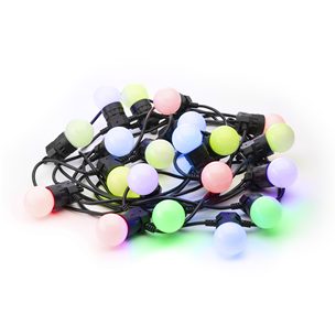 Twinkly Festoon Lights 20 RGB, 10 m, black - Smart festive lights Item - TWF020STP-BEU TWF020STP-BEU