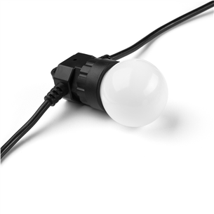 Twinkly Festoon Lights 20 RGB, 10 m, black - Smart festive lights Item - TWF020STP-BEU