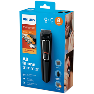 Plaukų kirpimo mašinėlė Philips Prekė - MG3730/15