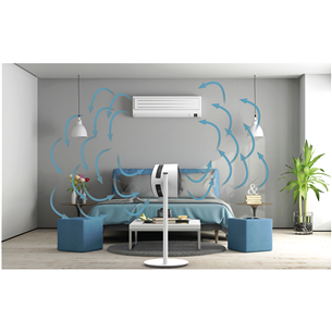 Boneco Air Shower, 33 W, white/black - Fan Item - F220