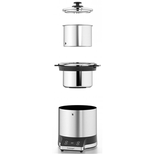WMF KITCHENminis, 1 L, 220 W, inox/black - Rice cooker Item - 415260011