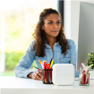 Brother P-Touch CUBE Plus, white - Wireless Label Printer Item - PTP710BTHZ1