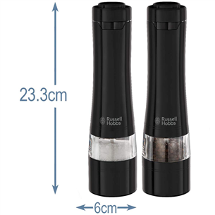 Russell Hobbs, black - Salt & Pepper Grinders Item - 28010-56