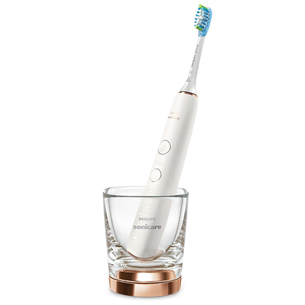 Elektrinis dantų šepetėlis Philips Sonicare DiamondClean 9000, balta, Prekė - HX9911/94