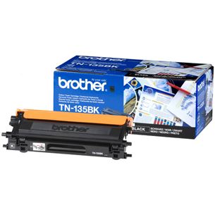 Dažų kasetė Brother TN-135BK, Juoda Prekė - TN135BK TN135BK