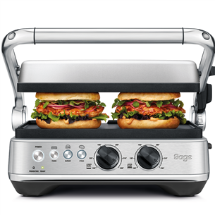 Sage the BBQ & Press™ Grill, 1800 Вт, нерж. сталь - Электрический гриль Товар - SGR700 SGR700